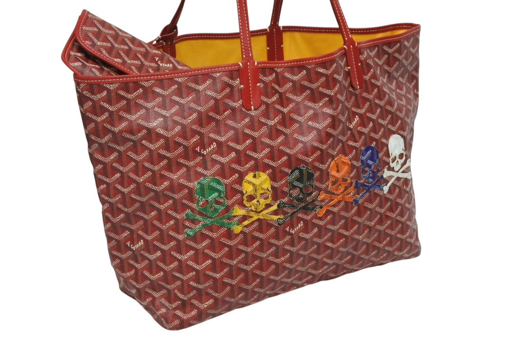 Very good condition GOYARD × MASTERMIND LOVELESS Limited Loveless Saint Louis PM Tote Bag No.060 Red Used 4b010910