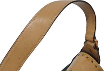 Load image into Gallery viewer, GUCCI グッチ ワンショルダーバッグ ホースビット 114915 GGキャンバス レザー ベージュ ブラック 美品 中古 4b010932