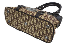 Load image into Gallery viewer, Christian Dior クリスチャンディオール ストリートシック ハンドバッグ 15-MA-0062 トロッター柄 ガリアーノ期 シルバー金具 美品 中古 4b010963