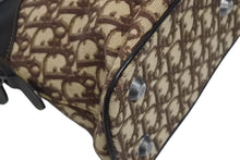 Load image into Gallery viewer, Christian Dior クリスチャンディオール ストリートシック ハンドバッグ 15-MA-0062 トロッター柄 ガリアーノ期 シルバー金具 美品 中古 4b010963