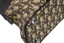 Load image into Gallery viewer, Christian Dior クリスチャンディオール ストリートシック ハンドバッグ 15-MA-0062 トロッター柄 ガリアーノ期 シルバー金具 美品 中古 4b010963