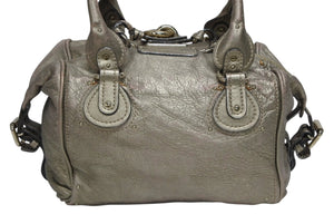 Chloe クロエ パディントン ワンショルダーバッグ 02 08 51 5366 シャンパンゴールド レザー ゴールド金具 良品 中古 4b010784