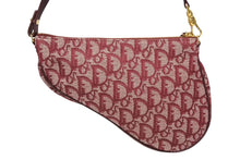 Load image into Gallery viewer, 極美品 ChristianDior クリスチャンディオール サドルポーチ ワンショルダーバッグ トロッター MC1022 レッド 中古 4b010962