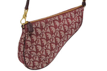 Load image into Gallery viewer, 極美品 ChristianDior クリスチャンディオール サドルポーチ ワンショルダーバッグ トロッター MC1022 レッド 中古 4b010962