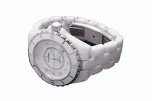 画像をギャラリービューアに読み込む, CHANEL シャネル J12 H1906 腕時計 セラミック 38mm 12Pダイヤ ホワイト 自動巻 白文字盤 美品 中古 4b001101