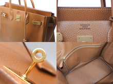 画像をギャラリービューアに読み込む, HERMES エルメス Haut a Courroies オータクロア 32 ハンドバッグ アルデンヌ ナチュラル ゴールド金具 ○Y刻印 美品 中古 4b011027