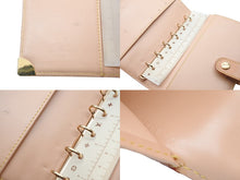 Load image into Gallery viewer, LOUIS VUITTON ルイヴィトン アジェンダPM 手帳カバー 村上隆 R20896 モノグラム マルチカラー ホワイト ゴールド金具 美品 中古 4b011039