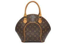 Load image into Gallery viewer, LOUIS VUITTON ルイヴィトン エリプスPM ハンドバッグ モノグラム M51127 PVC ヌメ革 ブラウン ゴールド金具 美品 中古 4b011042
