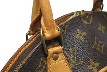 Load image into Gallery viewer, LOUIS VUITTON ルイヴィトン エリプスPM ハンドバッグ モノグラム M51127 PVC ヌメ革 ブラウン ゴールド金具 美品 中古 4b011042