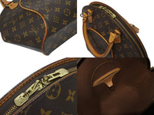 Load image into Gallery viewer, LOUIS VUITTON ルイヴィトン エリプスPM ハンドバッグ モノグラム M51127 PVC ヌメ革 ブラウン ゴールド金具 美品 中古 4b011042