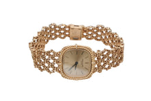 Load image into Gallery viewer, PATEK PHILIPPE パテックフィッリップ 腕時計 手巻き ブレス一体型 重量約48.1g 18KYG ケース幅23mm ゴールド文字盤 美品 中古 4b011049