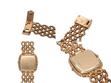 Load image into Gallery viewer, PATEK PHILIPPE パテックフィッリップ 腕時計 手巻き ブレス一体型 重量約48.1g 18KYG ケース幅23mm ゴールド文字盤 美品 中古 4b011049