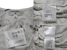 画像をギャラリービューアに読み込む, 極美品 CHANEL シャネル タンクトップ ノースリーブ P61823V47215 サイズ36 グラフィティ ココマーク ホワイト ブラック 中古 4b001105