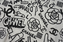 画像をギャラリービューアに読み込む, 極美品 CHANEL シャネル タンクトップ ノースリーブ P61823V47215 サイズ36 グラフィティ ココマーク ホワイト ブラック 中古 4b001105