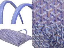 Load image into Gallery viewer, 新品同様 GOYARD ゴヤール2025SS リミテッドエディション サンルイPM トートバッグ スペシャルカラー アイリス PVC レザー 中古 4b011140