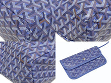 Load image into Gallery viewer, 新品同様 GOYARD ゴヤール2025SS リミテッドエディション サンルイPM トートバッグ スペシャルカラー アイリス PVC レザー 中古 4b011140