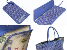 Load image into Gallery viewer, 新品同様 GOYARD ゴヤール2025SS リミテッドエディション サンルイPM トートバッグ スペシャルカラー アイリス PVC レザー 中古 4b011140