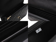 Load image into Gallery viewer, 新品未使用 CHANEL シャネル チェーンウォレット 財布 ランダム番台 ココマーク キャビアスキン キルティング ゴールド金具 中古 4b011145