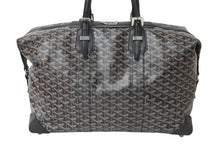 画像をギャラリービューアに読み込む, GOYARD ゴヤール ボストンバッグ バックボーイング45 ブラック ロゴ 美品 中古 4b001115