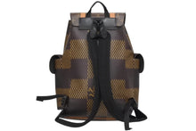 Load image into Gallery viewer, 極美品 LOUIS VUITTON ルイヴィトン ダミエ ジャイアント クリストファー PM NIGOコラボ ブラウン N40358 リュック デイパック 中古 4b011153