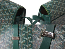画像をギャラリービューアに読み込む, 極美品 GOYARD ゴヤール ベルヴェデーレ MM ショルダーバッグ グリーン BELVE3MMLTY01CG01P PVC レザー ヘリンボーン柄 中古 4b001116