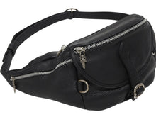 Load image into Gallery viewer, 極美品 CHROME HEARTS クロムハーツ #1 SNAT PACK スナットパック ウエストバッグ ガンスリンガーベルト レザー ブラック 中古 4b011157