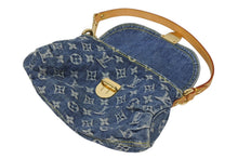 Load image into Gallery viewer, 極美品 LOUIS VUITTON ルイヴィトン ミニプリーティ ワンショルダーバッグ M95050 モノグラム デニム インディゴブルー 中古 4b011189