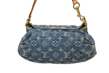 Load image into Gallery viewer, LOUIS VUITTON ルイヴィトン ミニプリーティ ワンショルダーバッグ M95050 モノグラム デニム インディゴブルー 美品 中古 4b011187