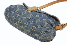 Load image into Gallery viewer, LOUIS VUITTON ルイヴィトン ミニプリーティ ワンショルダーバッグ M95050 モノグラム デニム インディゴブルー 美品 中古 4b011187