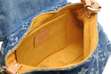 Load image into Gallery viewer, LOUIS VUITTON ルイヴィトン ミニプリーティ ワンショルダーバッグ M95050 モノグラム デニム インディゴブルー 美品 中古 4b011187
