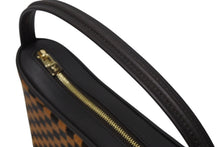 Load image into Gallery viewer, 新品未使用 LOUIS VUITTON ルイヴィトン ダミエソバージュ タイガー ハンドバッグ M92132 ハラコ レザー ブラウン ゴールド金具 中古 4b011419