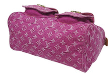 Load image into Gallery viewer, 極美品 LOUIS VUITTON ルイヴィトン ネオスピーディ ハンドバッグ M95214 モノグラムデニム ゴールド金具 ピンク 中古 4b011192