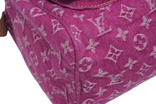 Load image into Gallery viewer, 極美品 LOUIS VUITTON ルイヴィトン ネオスピーディ ハンドバッグ M95214 モノグラムデニム ゴールド金具 ピンク 中古 4b011192