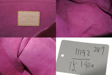 Load image into Gallery viewer, 極美品 LOUIS VUITTON ルイヴィトン ネオスピーディ ハンドバッグ M95214 モノグラムデニム ゴールド金具 ピンク 中古 4b011192