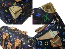 Load image into Gallery viewer, LOUIS VUITTON ルイヴィトン スピーディ30 ハンドバッグ M92642 モノグラム マルチカラー ブラック ゴールド金具 美品 中古 4b001120