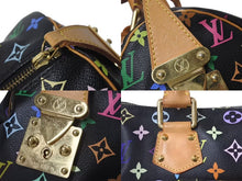 Load image into Gallery viewer, LOUIS VUITTON ルイヴィトン スピーディ30 ハンドバッグ M92642 モノグラム マルチカラー ブラック ゴールド金具 美品 中古 4b001120