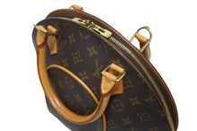 Load image into Gallery viewer, LOUIS VUITTON ルイヴィトン エリプスPM ハンドバッグ モノグラム M51127 PVC ヌメ革 ブラウン ゴールド金具 美品 中古 4b009662