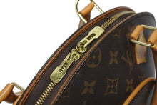 Load image into Gallery viewer, LOUIS VUITTON ルイヴィトン エリプスPM ハンドバッグ モノグラム M51127 PVC ヌメ革 ブラウン ゴールド金具 美品 中古 4b009662
