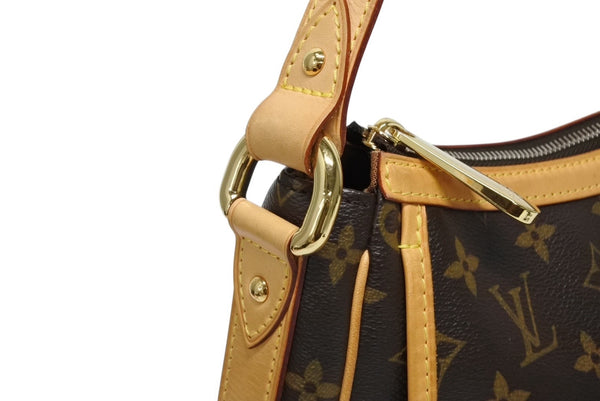 LOUIS VUITTON ルイヴィトン トゥラムPM ワンショルダーバッグ M40076 モノグラム PVC レザー ブラウン 廃盤 美品 中古 4b011271