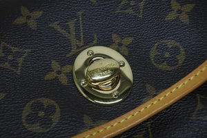 LOUIS VUITTON ルイヴィトン トゥラムPM ワンショルダーバッグ M40076 モノグラム PVC レザー ブラウン 廃盤 美品 中古 4b011271
