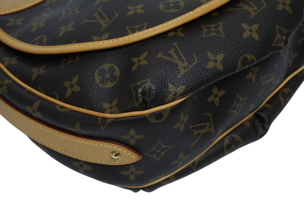 LOUIS VUITTON ルイヴィトン トゥラムPM ワンショルダーバッグ M40076 モノグラム PVC レザー ブラウン 廃盤 美品 中古 4b011271