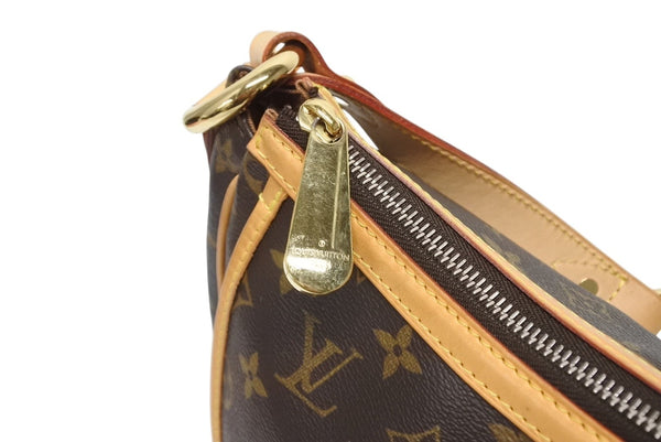 LOUIS VUITTON ルイヴィトン トゥラムPM ワンショルダーバッグ M40076 モノグラム PVC レザー ブラウン 廃盤 美品 中古 4b011271