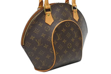 Load image into Gallery viewer, LOUIS VUITTON ルイヴィトン エリプスPM ハンドバッグ モノグラム M51127 PVC ヌメ革 ブラウン ゴールド金具 美品 中古 4b009662