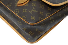Load image into Gallery viewer, LOUIS VUITTON ルイ ヴィトン ジベシエールGM ショルダーバッグ M42249 モノグラム キャンバス ブラウン 美品 中古 4b011252