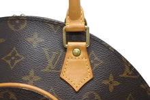 Load image into Gallery viewer, LOUIS VUITTON ルイヴィトン エリプスPM ハンドバッグ モノグラム M51127 PVC ヌメ革 ブラウン ゴールド金具 美品 中古 4b009662