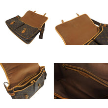Load image into Gallery viewer, LOUIS VUITTON ルイ ヴィトン ジベシエールGM ショルダーバッグ M42249 モノグラム キャンバス ブラウン 美品 中古 4b011252