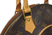 Load image into Gallery viewer, LOUIS VUITTON ルイヴィトン エリプスPM ハンドバッグ モノグラム M51127 PVC ヌメ革 ブラウン ゴールド金具 美品 中古 4b009662