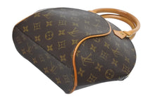 Load image into Gallery viewer, LOUIS VUITTON ルイヴィトン エリプスPM ハンドバッグ モノグラム M51127 PVC ヌメ革 ブラウン ゴールド金具 美品 中古 4b009662