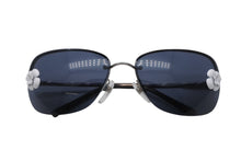 Load image into Gallery viewer, 極美品 CHANEL シャネル サングラス アイウェア 4135 c.124/87 サイズ62□15 120 ココマーク シルバー ブラック 中古 4b011295