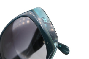 CHANEL シャネル サングラス アイウェア 5227-H-A c.1298/3C サイズ58□18 135 ココマーク クリアグリーン 美品 中古 4b011286